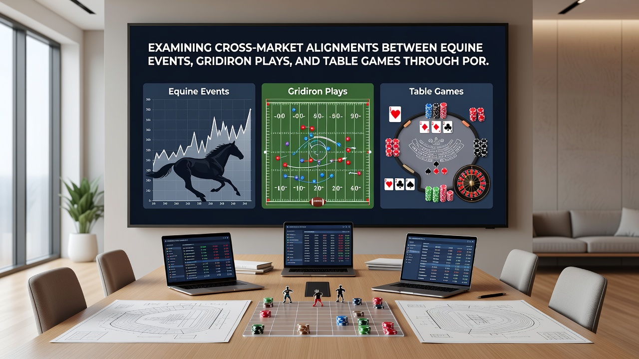 Chart showing alignments in data streams across sports and casino markets